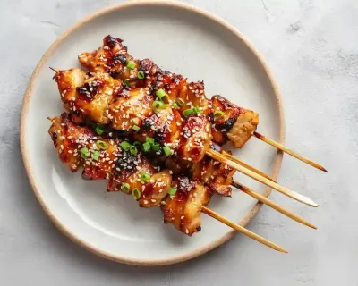 Yakitori brochettes de poulet
