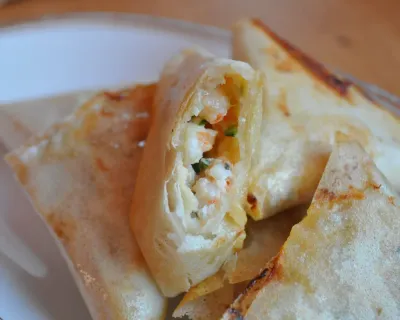 Samossas aux crevettes